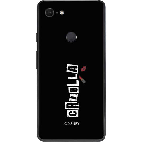 Disney Cruella (2021) Logo and Lipstick Google Pixel 3 XL Skin